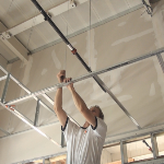 Tying wires for a drywall grid system